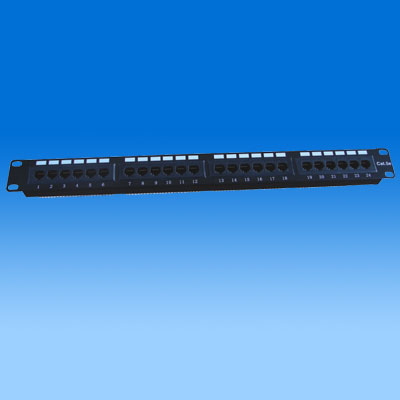 ZH-PP05 CAT5E 24 PORTS UTP PATCH PANEL